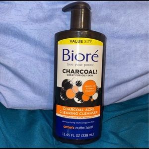 Bioré Charcoal Acne Clearing Cleanser Value Size